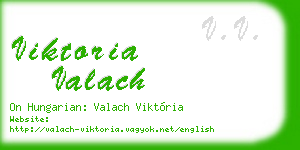 viktoria valach business card